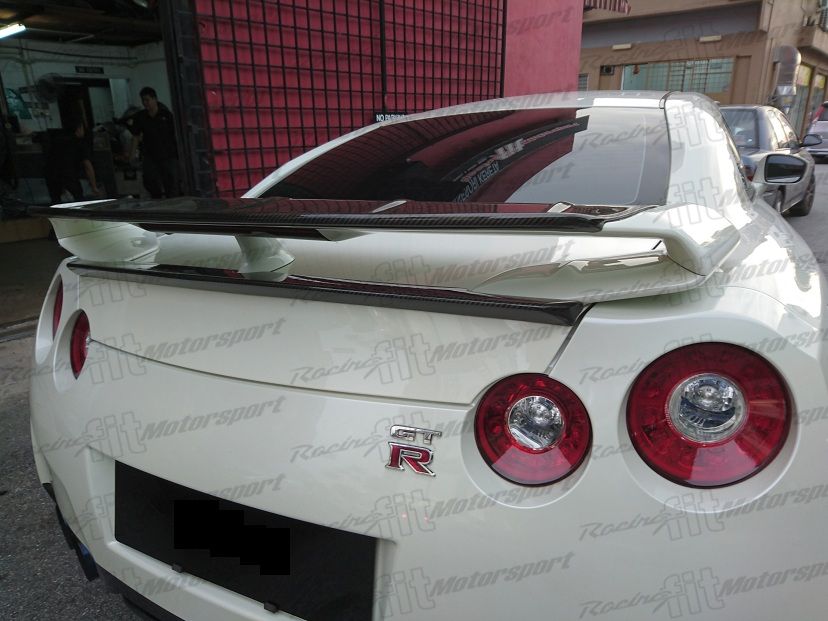 GTR R35 Wald Carbon Fiber add on Spoiler